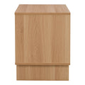Noptiera Jenfia, MDF, Natural, 48x39x51 cm, imagine produs 5