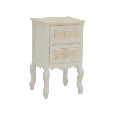 Noptiera Joliene Alb 40x34x64 cm
