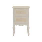 Noptiera Joliene, Alb, 40x34x64 cm, imagine suplimentara