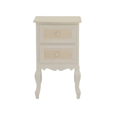 Noptiera Joliene, Alb, 40x34x64 cm, imagine suplimentara