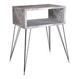 Noptiera Naida, 45x30x59 cm - Gri