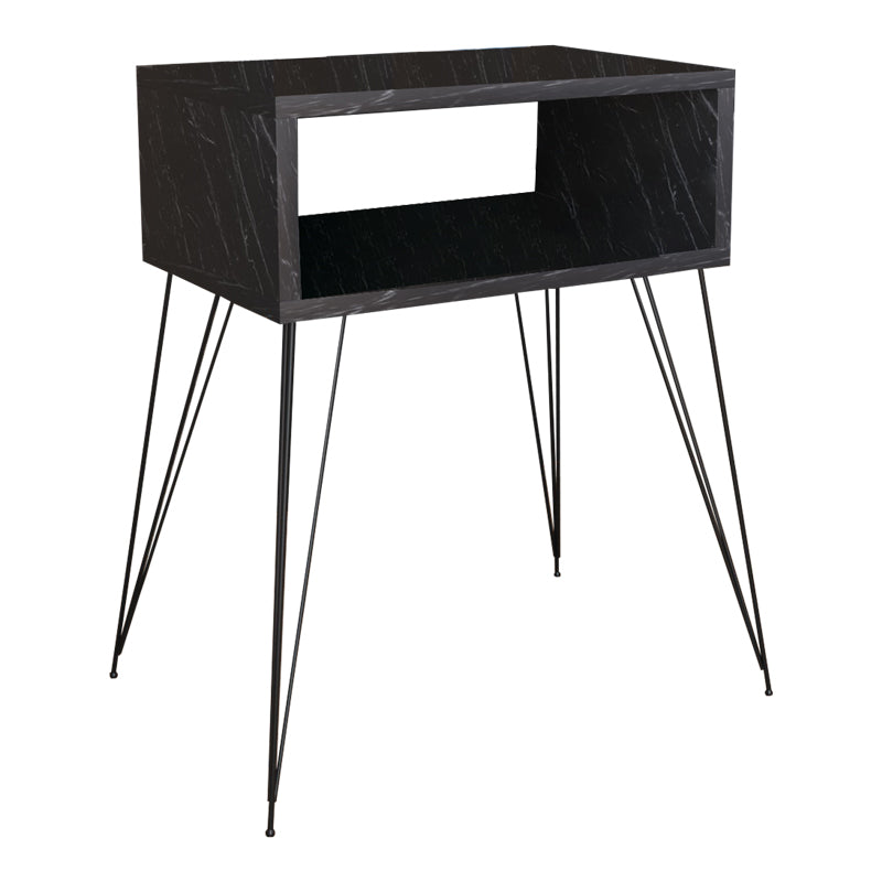 Noptiera Naida, 45x30x59 cm - Negru