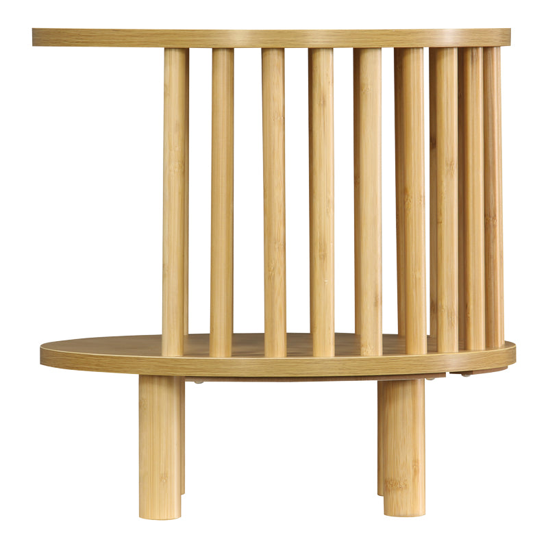 Noptiera Nodial, /Bambus, Natural, D40x40 cm