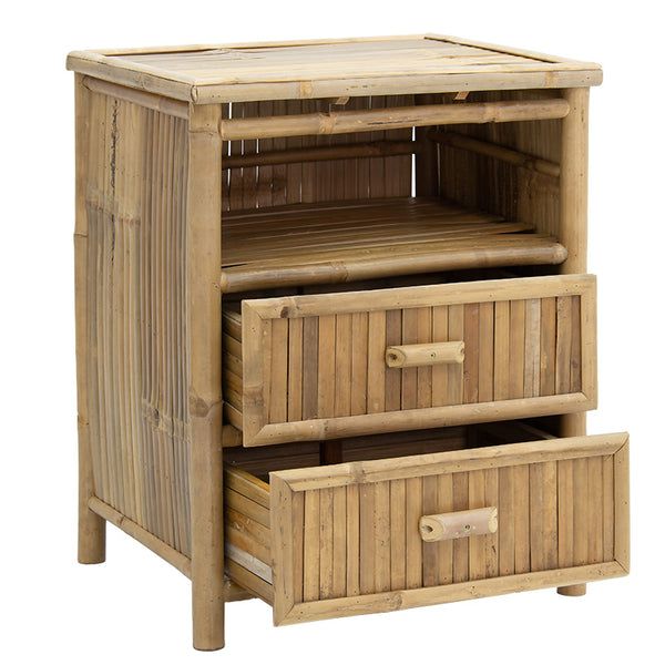 Noptiera Ofra Bamboo, Natur, 56x46x69 cm