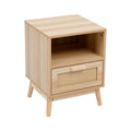 Noptiera Scandy, Natural, 40x40x55 cm