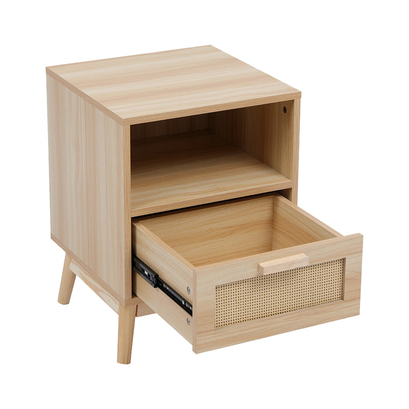Noptiera Scandy, Natural, 40x40x55 cm, imagine produs 5
