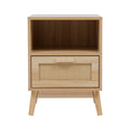 Noptiera Scandy, Natural, 40x40x55 cm, imagine produs 6