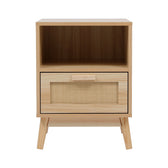Noptiera Scandy, Natural, 40x40x55 cm, imagine produs 6