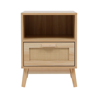 Noptiera Scandy, Natural, 40x40x55 cm, imagine produs 6