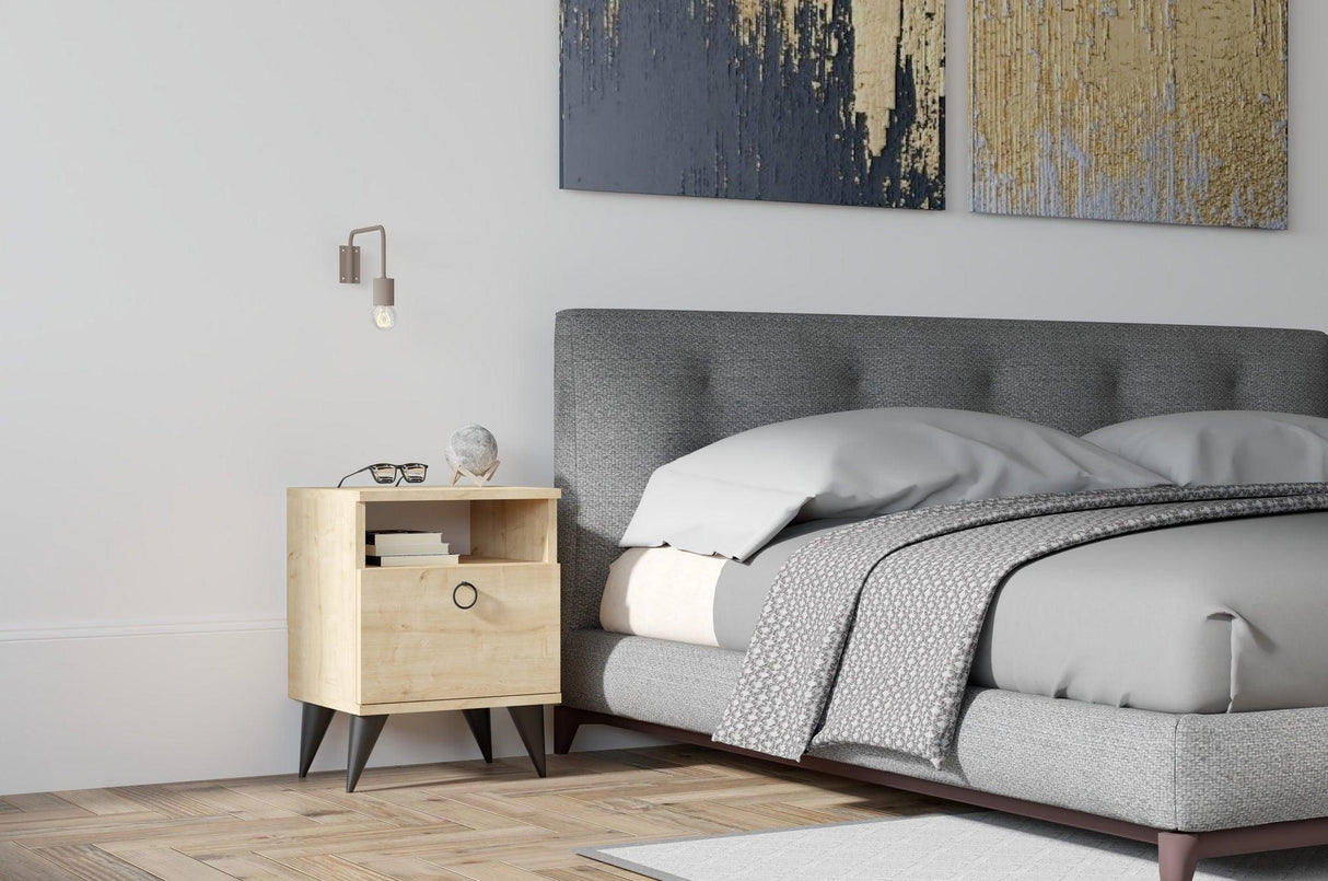 Noptiera Silvano, Safir, 40x50x40 cm