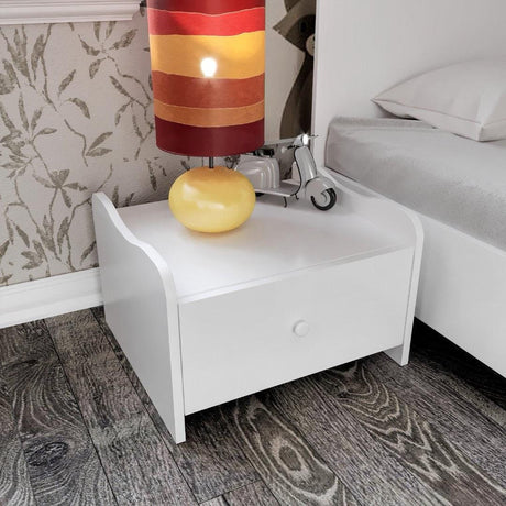 Noptiera Tavsan - White, Alb, 35x38x48 cm