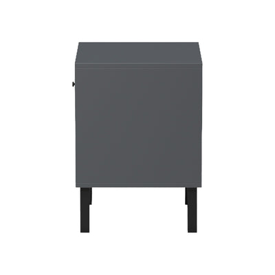 Noptieră Tuscany bedside masă sonoma-antracit 40x40x55cm