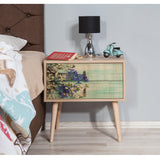 Noptiera Two - Nightstand 12, Stejar Sonoma, 61x40x60 cm