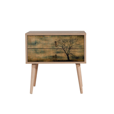 Noptiera Two - Nightstand 13, Stejar Sonoma, 61x40x60 cm