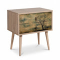 Noptiera Two - Nightstand 13, Stejar Sonoma, 61x40x60 cm