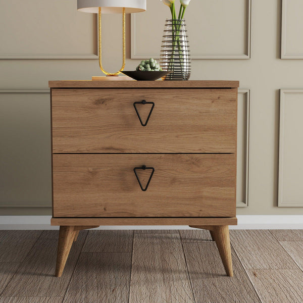 Noptiera Versa-Ce 3632, Stejar, 45x55x52 cm