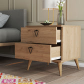 Noptiera Versa-Ce 3632, Stejar, 45x55x52 cm