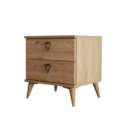 Noptiera Versa-Ce 3632, Stejar, 45x55x52 cm