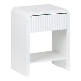 Noptiera Zeplen Alb 40x30x53 cm