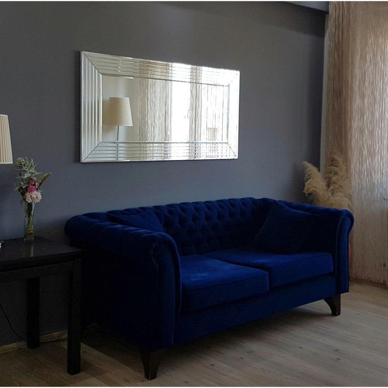 Oglindă A305Y, Argint, 3x65x130 cm