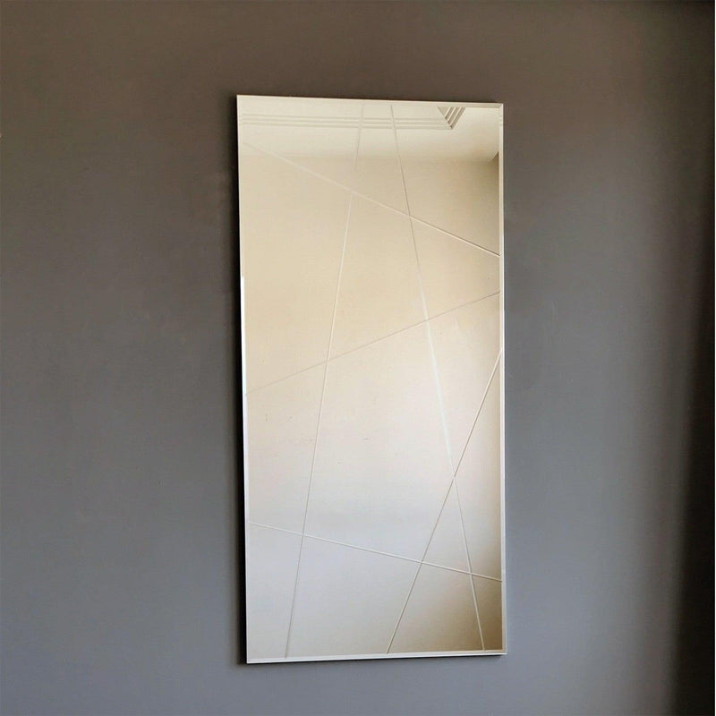 Oglindă A331D, Argint, 3x130x62 cm