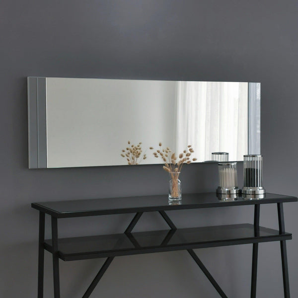 Oglindă A351, Alb, 40x120 cm