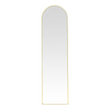 Oglinda aluminiu cu nuanta aurie Plaza, Aluminiu, 40x28x150 cm - Auriu