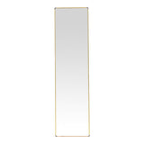 Oglinda eleganta aluminiu Moira, Aluminiu, Negru, 40x28x150 cm - Auriu
