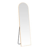 Oglinda aluminiu Plaza, Aluminiu, Auriu, 50x28x160 cm - Auriu