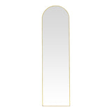 Oglinda aluminiu Plaza, Aluminiu, Auriu, 50x28x160 cm - Auriu