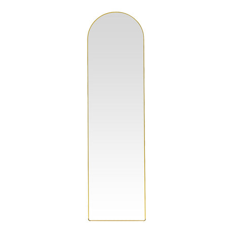 Oglinda aluminiu Plaza, Aluminiu, Auriu, 50x28x160 cm