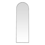 Oglinda aluminiu Plaza, Aluminiu, Auriu, 50x28x160 cm - Negru
