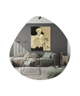 Oglindă Besso - Black, Negru, 2x60x60 cm