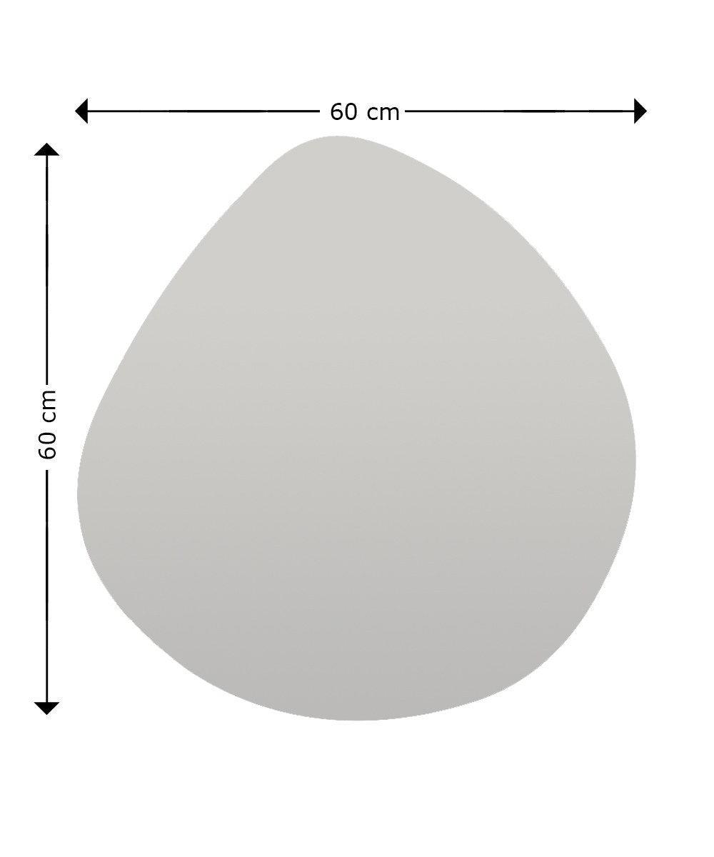 Oglindă Besso - Black, Negru, 2x60x60 cm