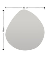 Oglindă Besso - Black, Negru, 2x60x60 cm