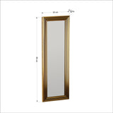 Oglinda Boss, 90x30 cm - Auriu