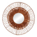 Oglinda Cermine Boho Natural 80x80x12 cm