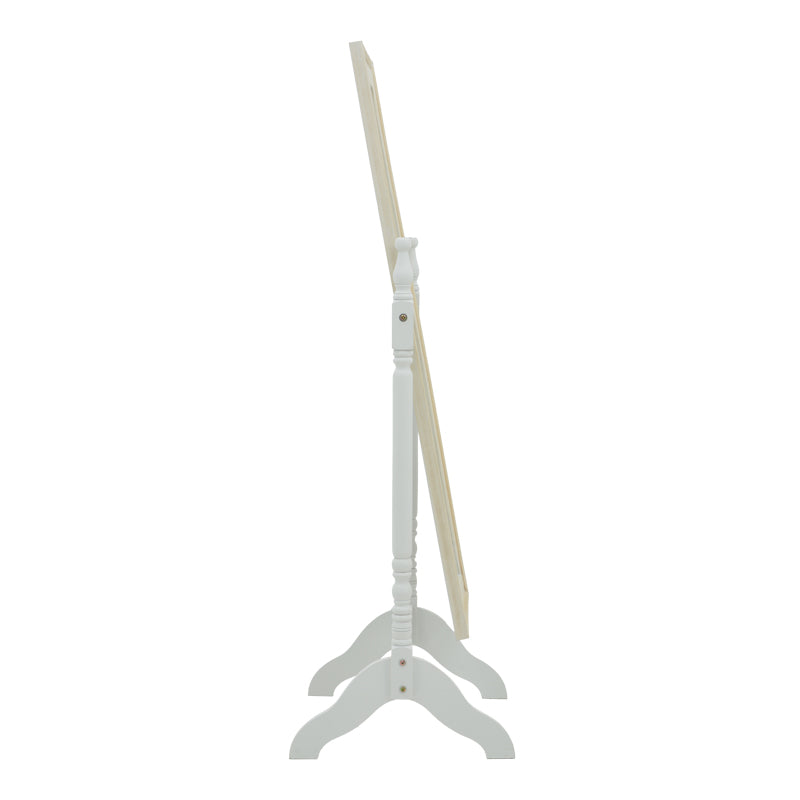 Oglinda cu suport Joliene, Alb, 55x50x160 cm
