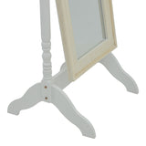 Oglinda cu suport Joliene, Alb, 55x50x160 cm