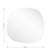 Oglinda de perete cadru less 1, Negru, 49x52 cm, detaliu produs