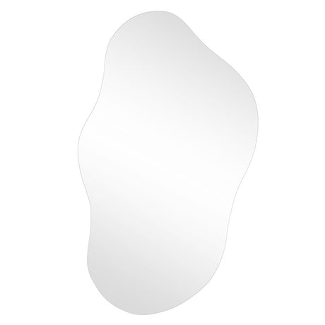 Oglinda de perete Irregular 2, Alb, 35x60 cm