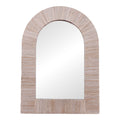 Oglinda de perete (lemn de bananier) Koin Boho Natural 78x78 cm