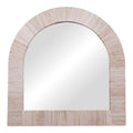 Oglinda de perete (lemn de bananier) Koin Boho Natural 80x80 cm