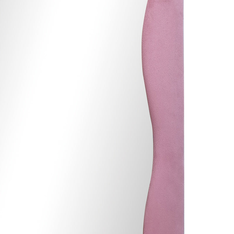 Oglinda de podea Lezour, Catifea, 50x170 cm - Roz