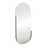 Oglinda decorativa Asteria, Metal, 45x5x105 cm - Auriu