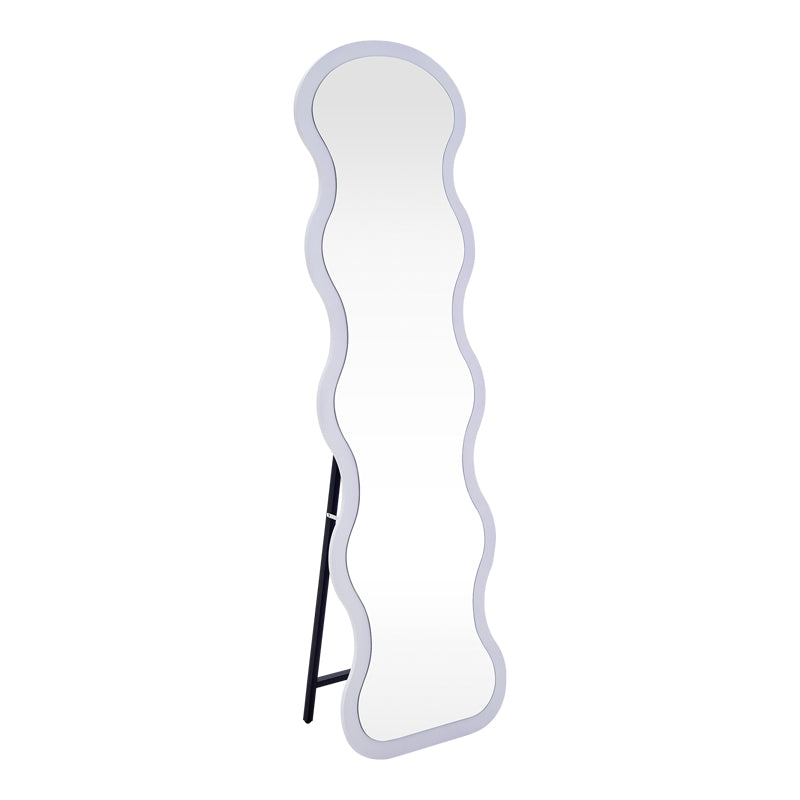 Oglinda decorativa Dural, Negru - Alb, 50x30x160 cm - Alb