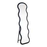Oglinda decorativa Dural, Negru - Alb, 50x30x160 cm - Negru