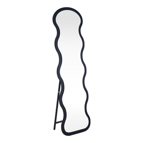 Oglinda decorativa Dural, Negru - Alb, 50x30x160 cm