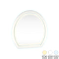 Oglinda decorativa Enira, 59.5x2.8x59.5 cm Pakoworld, imagine principala produs, Oglinda Decorativa, dimensiuni 59.5 2.8 59.5 cm