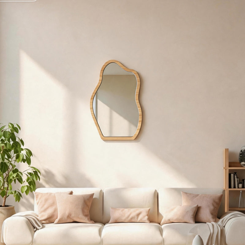 Oglinda decorativa Evanthia, MDF, 36x2x56 cm